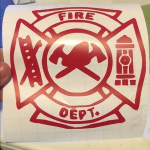 Fire Department Decal